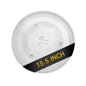 13.5" Microwave Glass Turntable Plate, 13.5" 34.3cm Microwave Tray Replacement